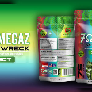 TRAINWRECK Premium Karatom Capsule Pouch 75CT-150CT-300CT-500CT-1000CT