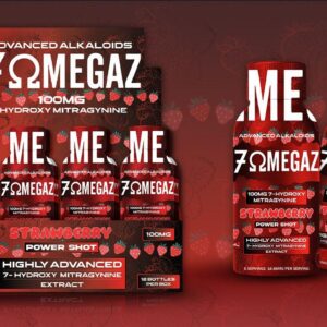 Strawberry (Power Shot) 60ml Instant Release 100mg 12 bottles Per Display