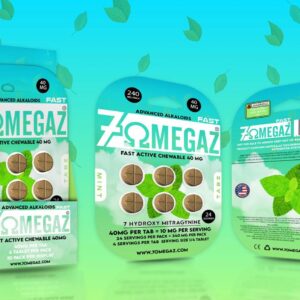 7OMEGAZ FAST 40MG MINT FLAVOR 6 TABZ PER PACK 10 PACKS PER DISPLAY