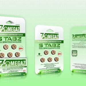7OMEGAZ ACTIVE 5-TABZ PER PACK 250MG FULL SPECTRUM ALKALOIDS 10-PER DISPLAY