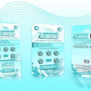 7OMEGAZ HIT 5-TABZ PER PACK 60MG 7-HYDROXYMITRAGYNINE 10-PER DISPLAY